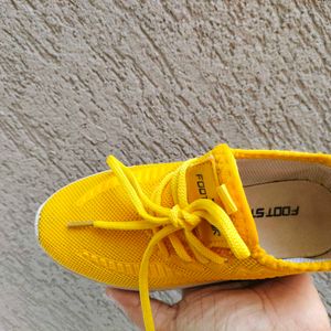 Stylish Yellow Shoes For 4-5 Yrs Boys