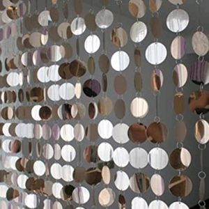 10 Premium Shiny Round Sequin Interior Curtains+fr