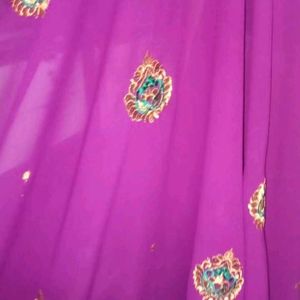 A Super Pink Saree