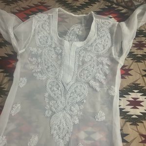 White Kurti