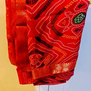 Bandhani Saree Under 500 Coins