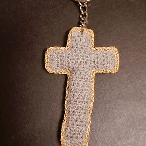 Cross Keychain