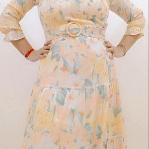 Floral Printed Dress For Women