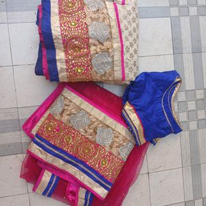 Beautiful Hand Embroidered Lenhga