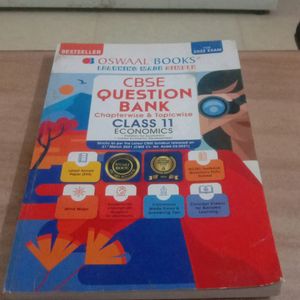 Class 11 Economics Question Bank By Oswaal Book