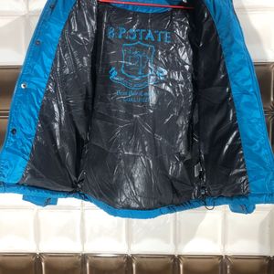 Cozy Blue Mid Size Winter Jacket