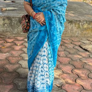 Pure Cotton Jamdani Saree