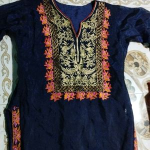 Navy Blue Festive Kurta