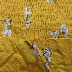 Imported Yellow jumpsuit New with tag