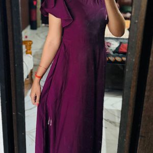 Purple Gown Dress