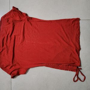 Lovely Bebe Red Slim Fit T Shirt