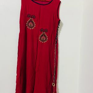 BOUTIQUE  RAJASTHANI Print Skirt With Long Kurta