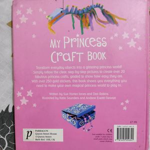 Princess Craft Book For Girls (Hard Cover Spiral)