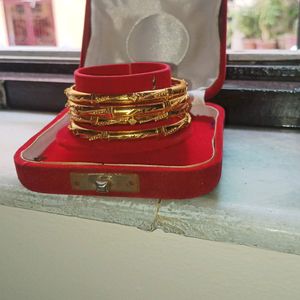 Gold Plated Artifisial Bangles