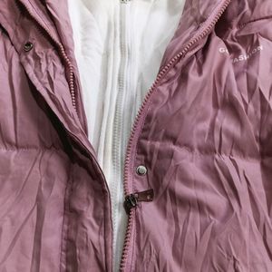 Pink Puffer Hood