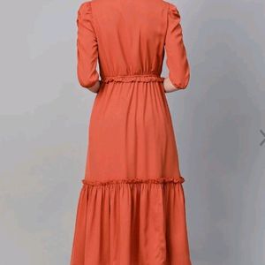 Beautiful Tiered Wrap Dress..