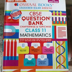 Oswal Cbse Question Bank Class 11 Maths