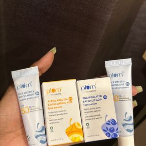 Plum Serum And Sunscreen Brand New