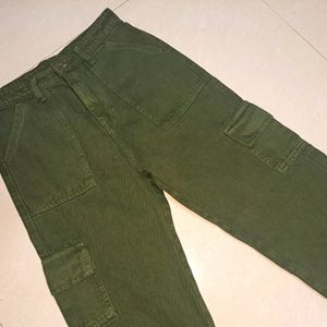 New Olive Green Cargo Pants