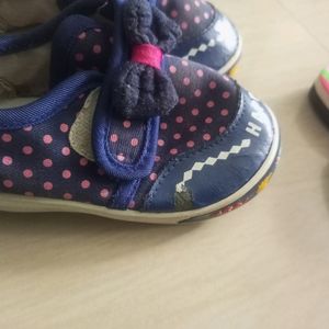 Combo Baby Girls Slippers And Shoes