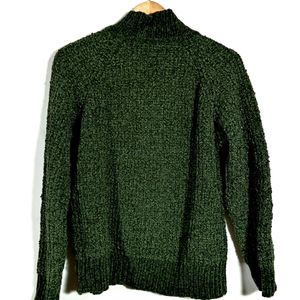 Dark Green Turtle Neck Sweater (Women)