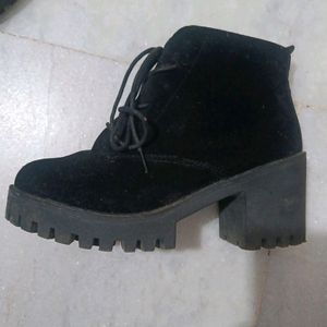 Black Suede Boots