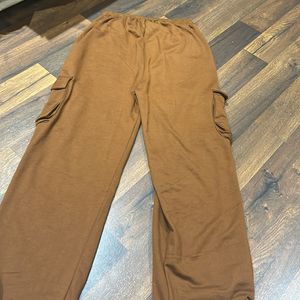 brown cargo trouser/ loungewear