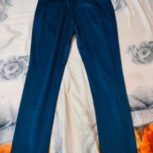 Blue Casual Wear Trouser