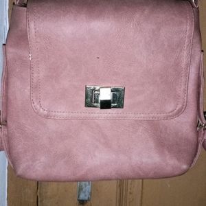 Sling Bag Peach Colour