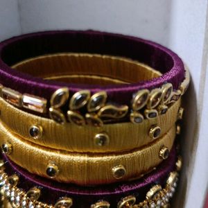 Silk Thread Bangles