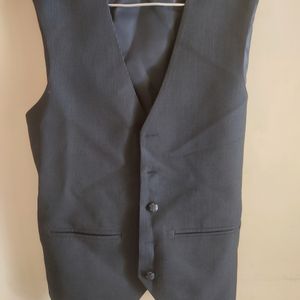 Combo Men Blue Coat Blazer Waistcoat