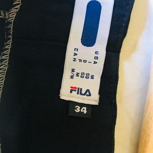 Black Branded Cotton Pant