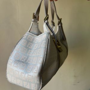 Fendi Metallic Tote Bag