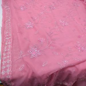 Pink Saree