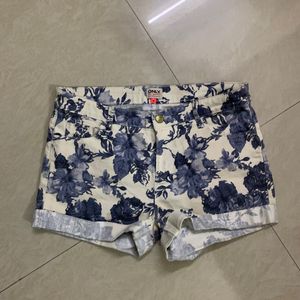 ONLY DENIM PRINTED SHORTS