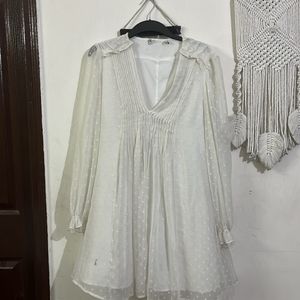 Zara White Dress