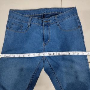 Blue Mid rise Denim Jeans