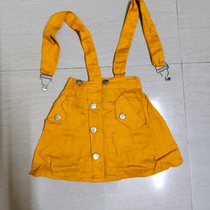 Girls Designer Suspender Skirt