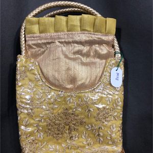Gold Potli Bag