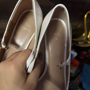 Faux Patent Ballet Flats