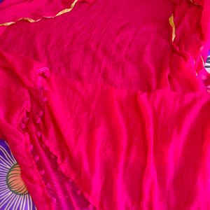 Dark Pink Dupatta