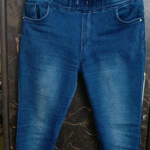 Women Skinny Blue Casual Active Jeans