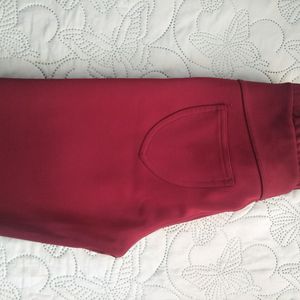 Maroon Pants With Fleece Inside