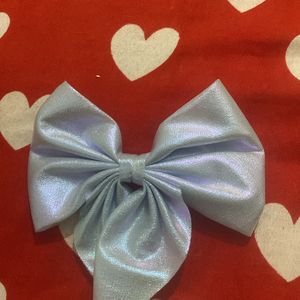 Bow cute blue clip