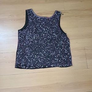 Heavy Pink Hand Sequin & Fine Bead Work Party Top