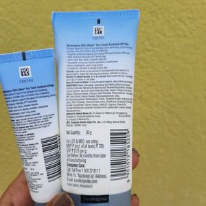 Neutrogena Sunscreen Combo