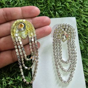 Handmade Rhinestone Earing