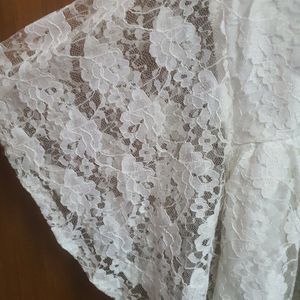 ✨️✨️Price DROP✨️✨️White Lace Top