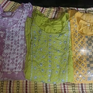 3 Used Kurti