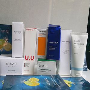 Korean Combo Skincare 12 Cream, Ampoule, Cleanser